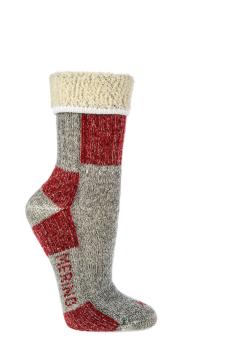 2 Paar TippTexx 24 Trekkingsocken, Outdoorsocken mit 85% Wolle vom Merinoschaf